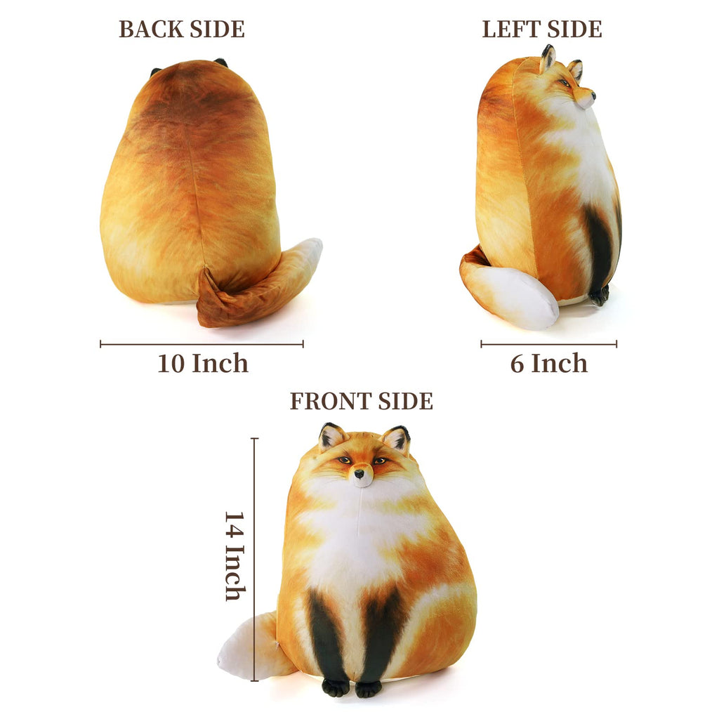 Sew Butiful Fox Plush Pillow 36cm/14in Polyester