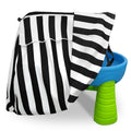 Akefit Kids Water Table Cover Fit Rain Showers Splash Pond Water Table, Waterproof Dustproof Outdoor Toys Cover For Water Table For Toddlers 1-3 - Black White (Cover Only)