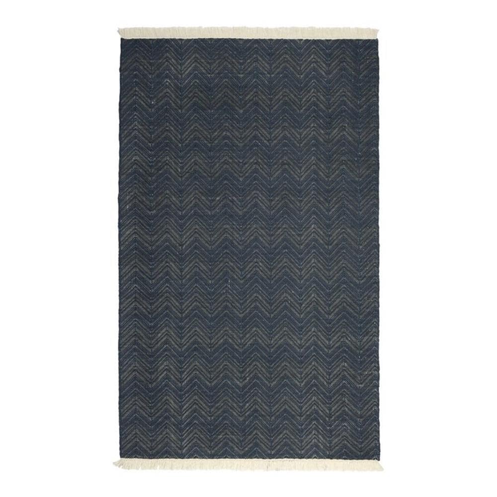 Kosas Home Miller Area Rug, Bedroom, Kitchen Living Room, 5' X 8', Navy