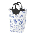 LIBIFALL Blue Space Astronaut Large Laundry Basket Galaxy Planet Laundry Hamper Bag Collapsible Laundry Baskets Clothes Hamper w