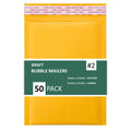 Sales4Less #2 8.5X12 Inches Kraft Bubble Mailers Shipping Padded Envelopes Pack Of 50, Gold