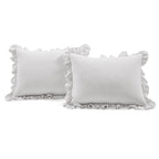 Lush Decor Reyna Ruffle Daybed Set - 6 Piece Cozy Ruffled Bedding Set - Timeless Elegance And Comfort - 68'' W X 92'' L, Light G