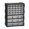 Zoomella Removable Dividers 39Drawer Cabinet Black Finish Transparent Drawer Cabinet For Workshop, Garage, Craft Room, Export 9