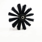 Chimney Cleaning Brush Dryer Duct Cleaner 2-In-1 Kit Fireplace Drier Vent Lint Sweeping Tools 18 Flexible Rods Rotary System Wor