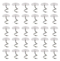 Royee 50 Pcs Twisty Pins Clear Head Screws Fasteners For Upholstery Slipcovers Bed Skirts Sofa Car Van Home Furniture Hold Bed S