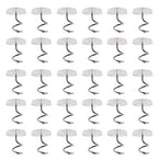 Royee 50 Pcs Twisty Pins Clear Head Screws Fasteners For Upholstery Slipcovers Bed Skirts Sofa Car Van Home Furniture Hold Bed S
