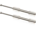 FIRJOY 12 Valet Rod for Closet Pull Out (2 Pack, Brushed Nickel)