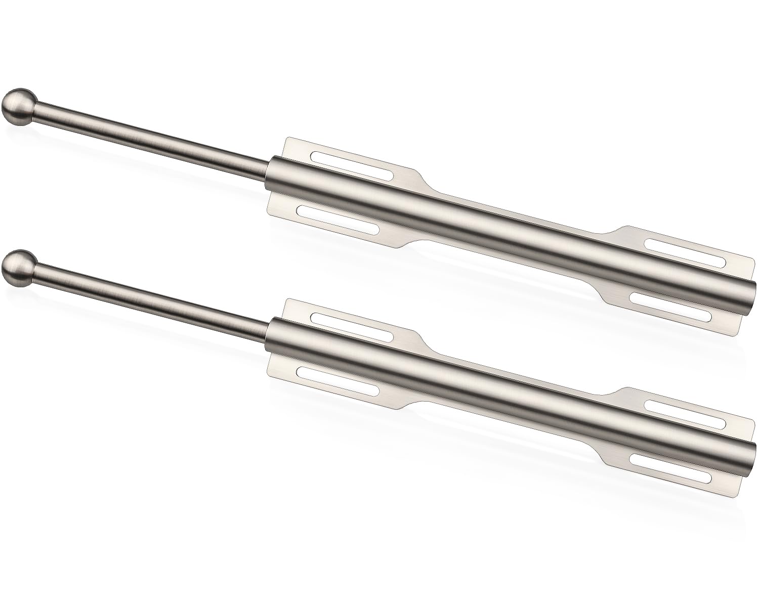 FIRJOY 12 Valet Rod for Closet Pull Out (2 Pack, Brushed Nickel)