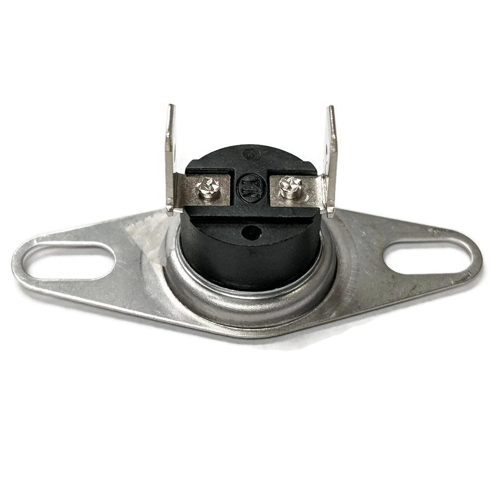 Midwest Hearth Thermal Fan Switch for Fireplace Blower - 115°F ON, 90°F OFF, Steel, Silver
