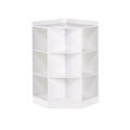 RiverRidge Kids 6-Cubby, 3-Shelf, White Corner Storage Cabinet