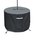 Round Patio Table Cover With Umbrella Hole - 36''Dia X 23''H (Cover Size
