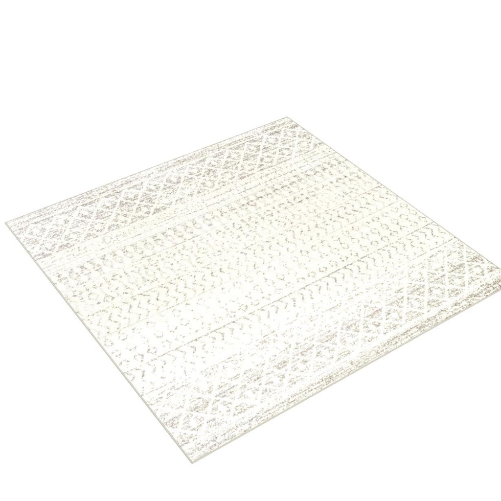 Livabliss Chester Boho Moroccan Area Rug,10' Square,Grey