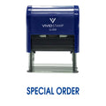 Special Order Self Inking Rubber Stamp (Red Ink) - Large