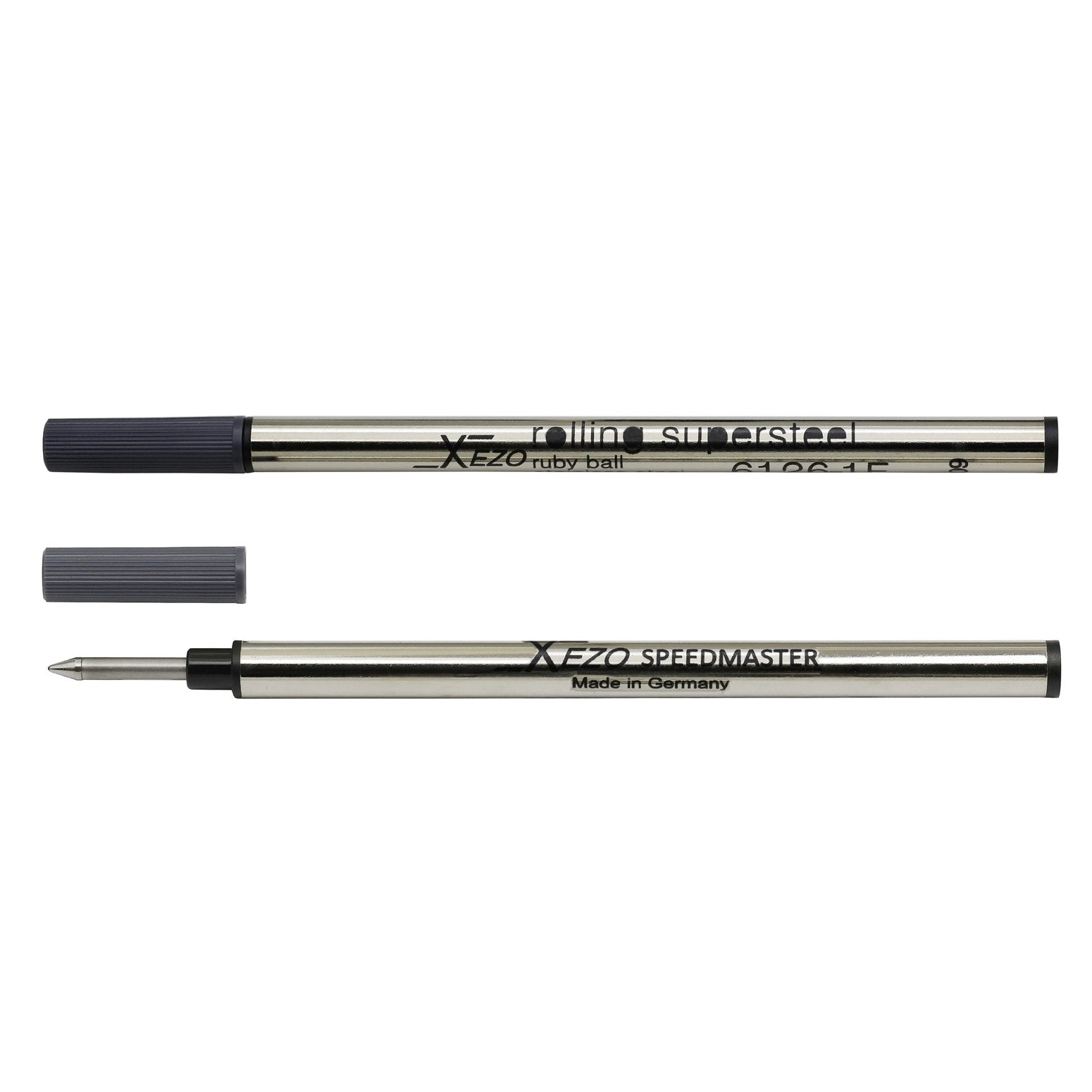Xezo Pens Speedmaster Fine Rollerball Refills, Pack Of 2, Black Ink (Black 6126 Rollerball Refills)