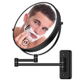 BTremary 8    Wall Mounted Magnifying Makeup Mirror 1X/7X Wall Mount Mirror Swing Arm Two-Sided 360 Swivel Bathroom Shaving Mirr