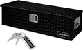 Arksen 39' Aluminum Diamond Plate Tool Box, Heavy Duty Waterproof Truck Storage Organizer Chest For Pick Up,Truck Bed, Rv Trail