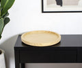 9 Natural Solid Wood Handmade Round Vanity Tray
