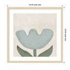 Blue Flower by Gabrielly Guedes Framed Wall Art Print