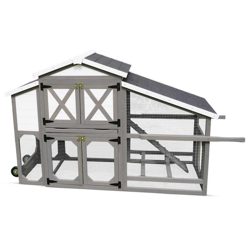 Extended Country Style Chicken Coop