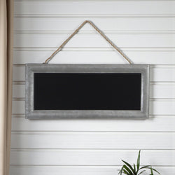 10 X 22 Gray Metal Hanging Chalkboard