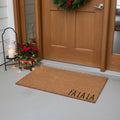 17 X 29 Brown Christmas Outdoor Coir Door Mat