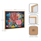 Gallery Bright Coral Underwater Ocean Print by The Creative Bunch Studio