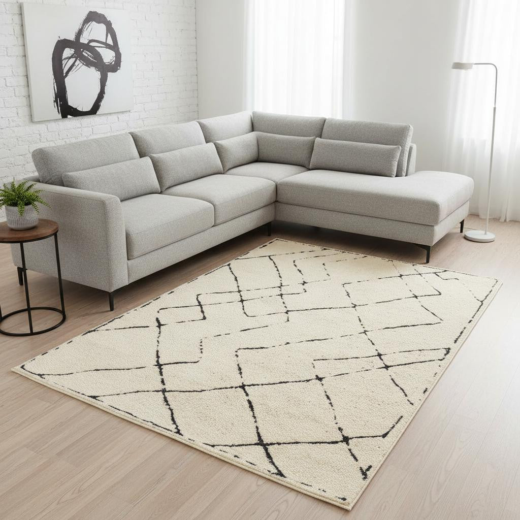 8 X 11 Cream Area Rug