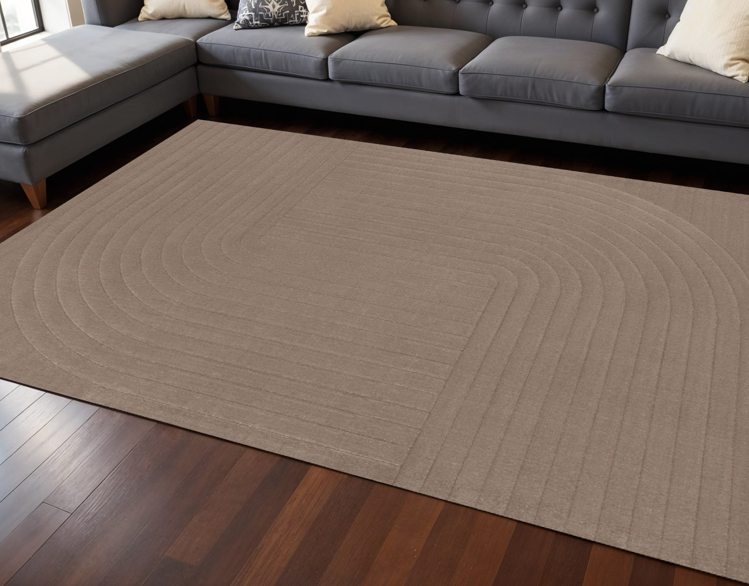 8 X 11 Brown Area Rug