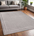 5 X 8 Gray Geometric Area Rug