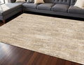 8 X 11 Beige And Black Area Rug
