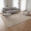 5 X 8 Beige And Natural Geometric Area Rug