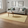 5 X 8 Yellow And Beige Geometric Area Rug
