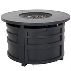Darcy Aluminum Round Firepit Table