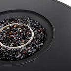 Darcy Aluminum Round Firepit Table