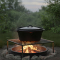 12 Black Cast Iron Dutch Oven Stock Pot