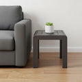 23 Black Aluminum Square Outdoor Side Table