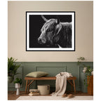Scottish Highland by Crystal Lynn Collins Framed Wall Art Print