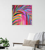 Sylvie Blank Framed Canvas 22x22
