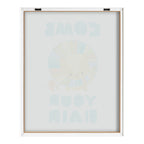 Blake Splish Splash Zoo Lion Framed Printed Glass by Heather Rosas