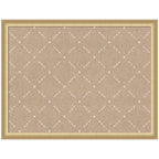 Pinboard Beige Lattice Pattern