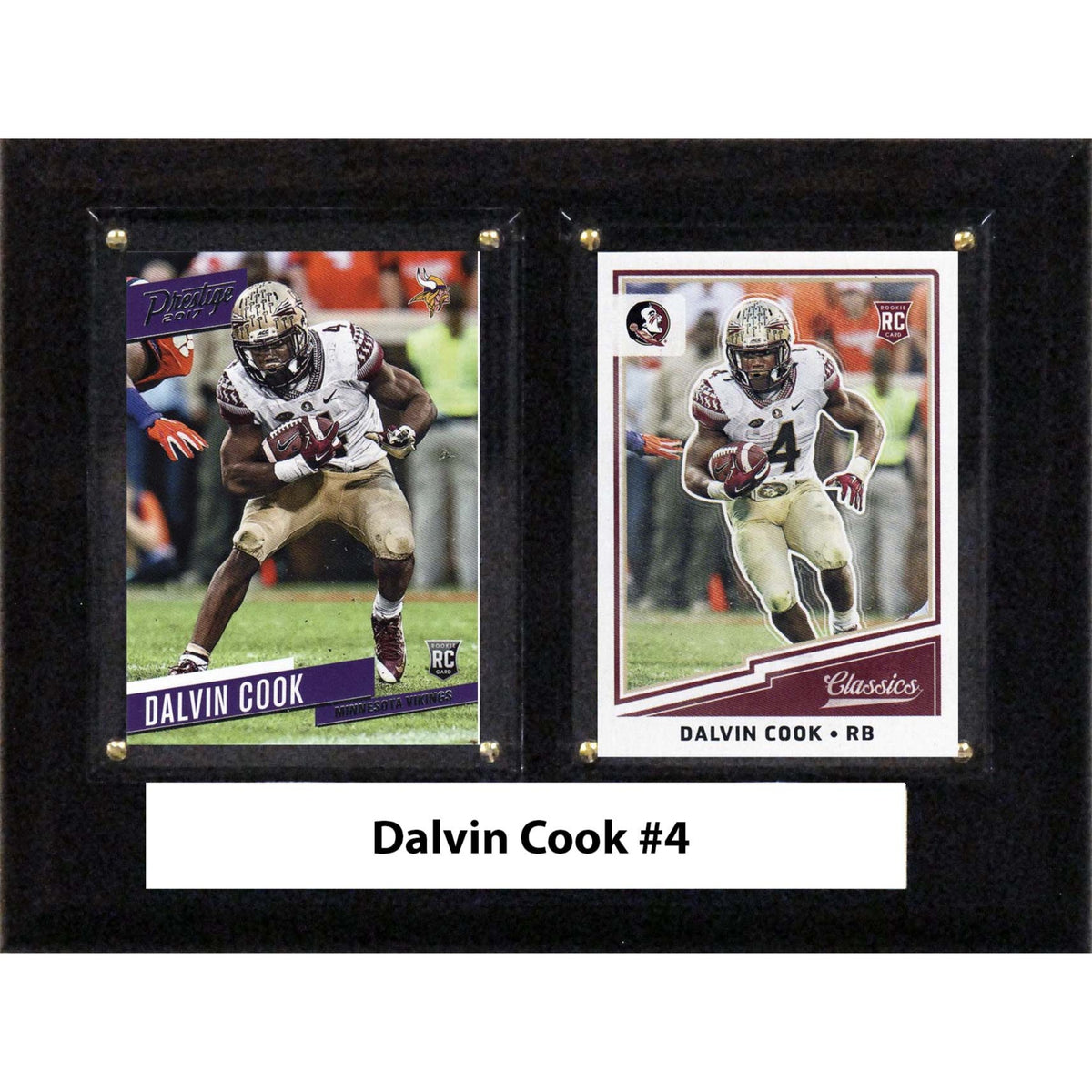Ncaa 6 Inch X8 Inch  Dalvin Cook Florida State Seminoles Two Card Plaque