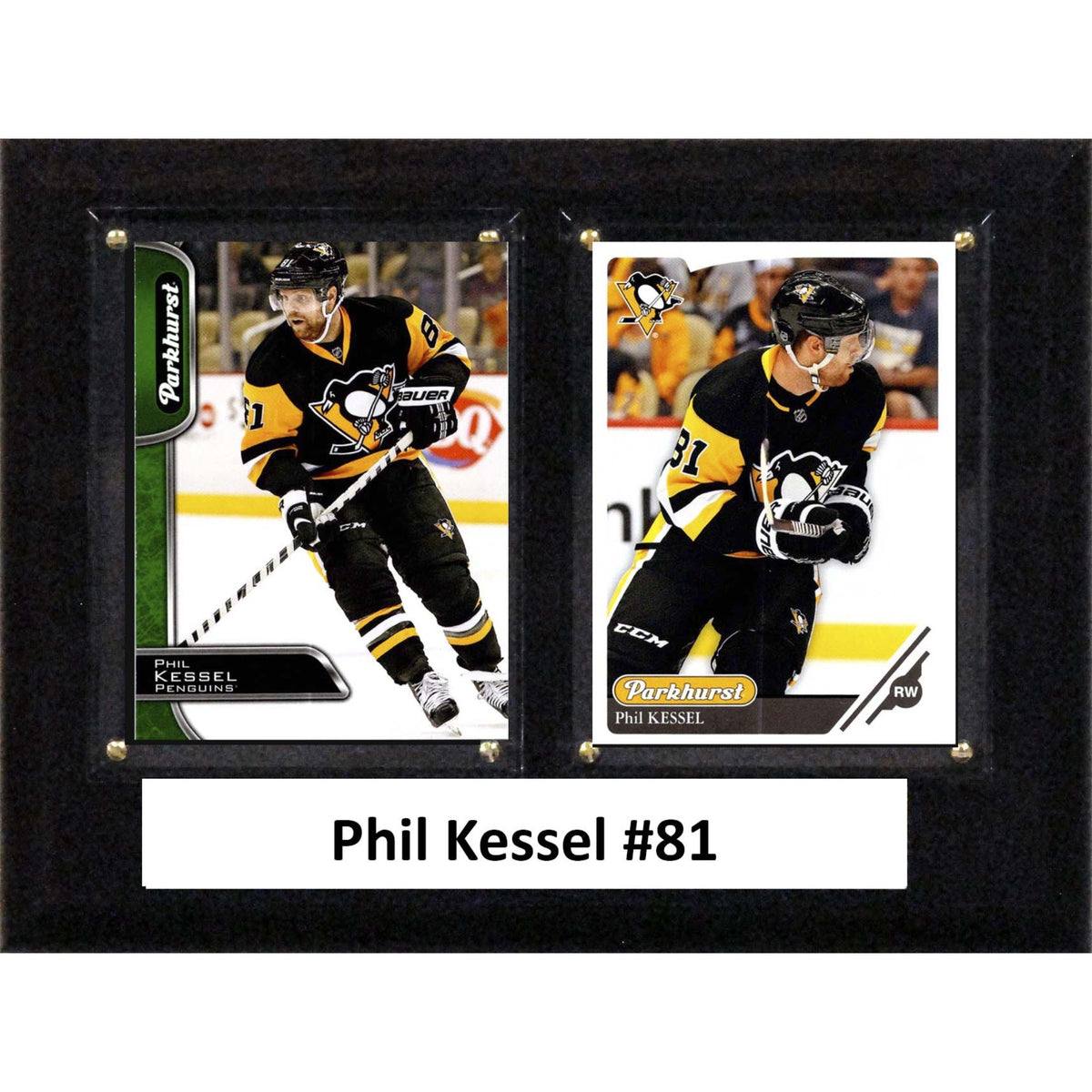 Nhl 6 Inch X8 Inch  Phil Kessel Pittsburgh Penguins Two Card Plaque