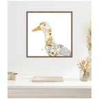 Duck No. 1 by Madeline Jeppesen Framed Canvas Wall Art Print