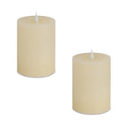 Melrose 69461 Simplux Led Designer Candle W/4 And 8 Hour Timer 3.5'X5'H