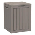 18 Light Brown Polypropylene Water Resistant Deck Box