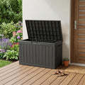 31 Black Polypropylene Water Resistant Deck Box