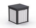 22 White Polypropylene Water Resistant Deck Box
