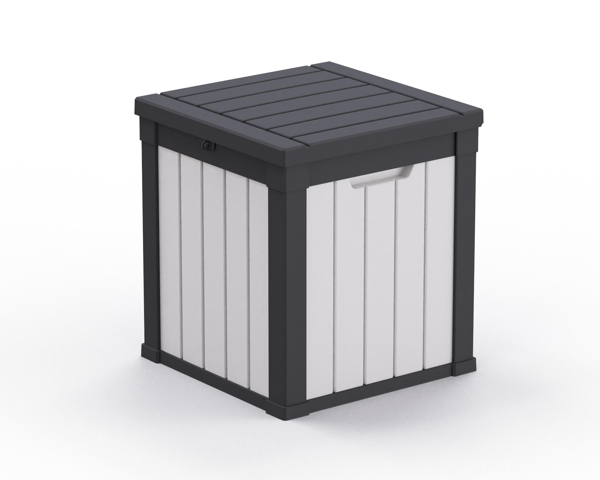 22 White Polypropylene Water Resistant Deck Box