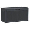 42 Black Polypropylene Water Resistant Deck Box