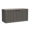 46 Light Brown Polypropylene Water Resistant Deck Box
